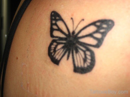 Black Butterfly Tattoo-TB12019