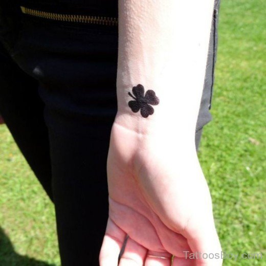 Black Clover Tattoo On Wrist-TB12034