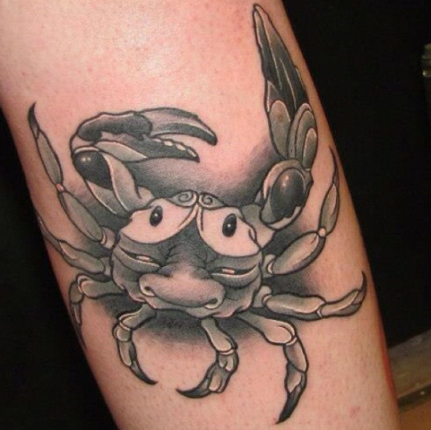 Black Crab Tattoo