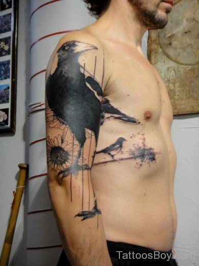 Black Crow Tattoo 4-TB1020