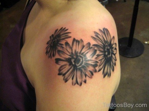  Daisy Flower on Shoulder-TB1021