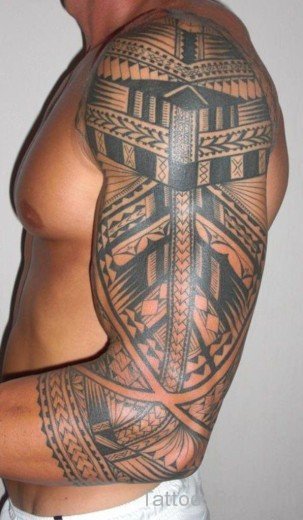 Black Tribal Tattoo-TB1418