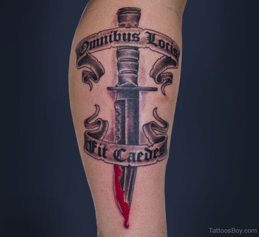 Bleeding Knife And Dagger Tattoo | Tattoo Designs, Tattoo Pictures