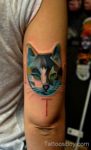Blue Cat Tattoo