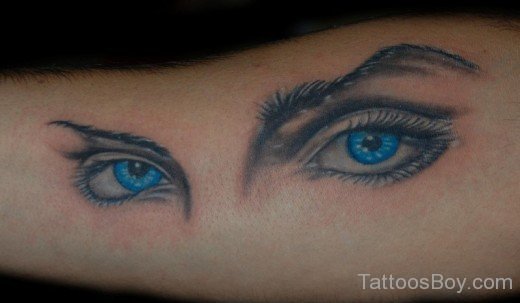 Blue Eyes Tattoo-tb116