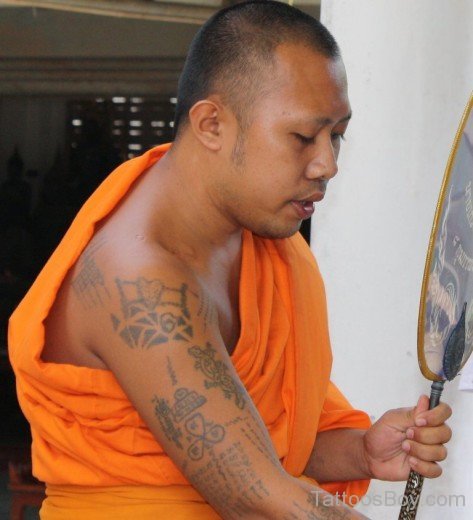 Buddha wording Tattoo-TB1047
