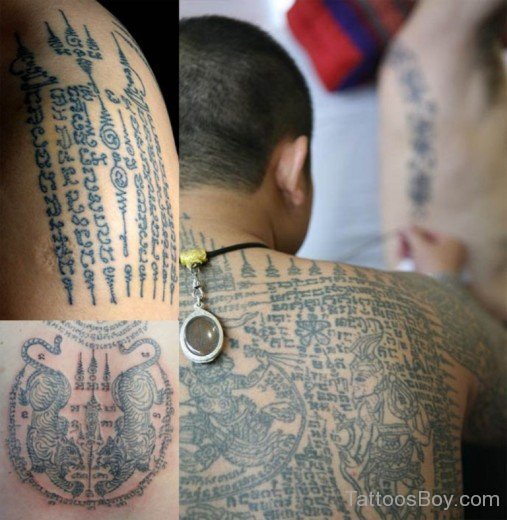Buddhist Tattoo Design-TB1061