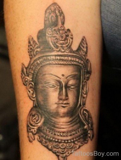 Buddhist Tattoo On Arm-TB1062