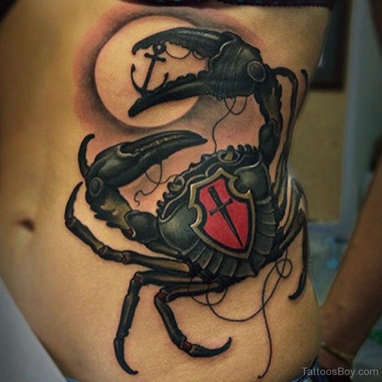 Crab Tattoo Design Vector Illustration in James Bullough Style Stock Photo  - Image of miniatures, crab: 294413596