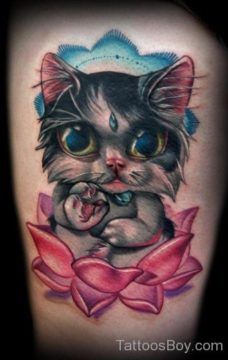 Beautiful Cat Tattoo