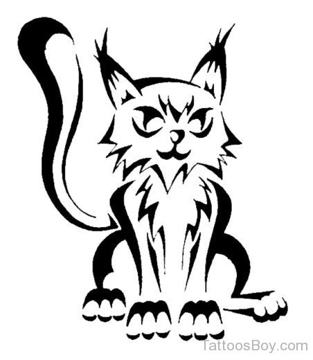 Cat Tattoo Design