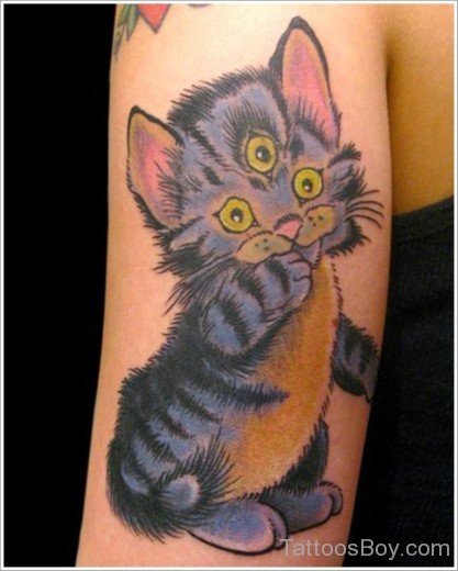Excellent Cat Tattoo