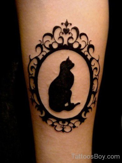 Cat Tattoo design-TB12056