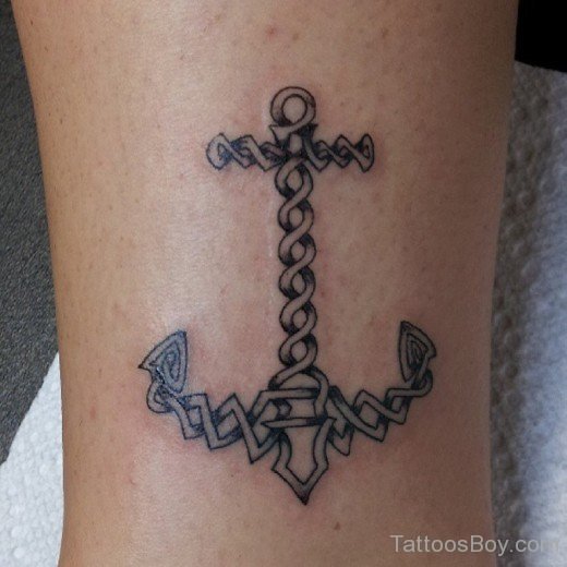 Celtic Anchor Tattoo-Tb1202