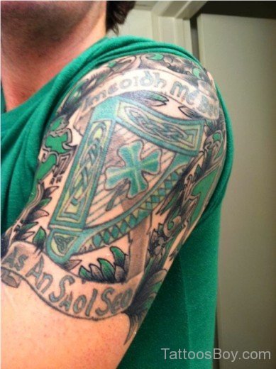 Celtic Armor Tattoo Design-TB1067