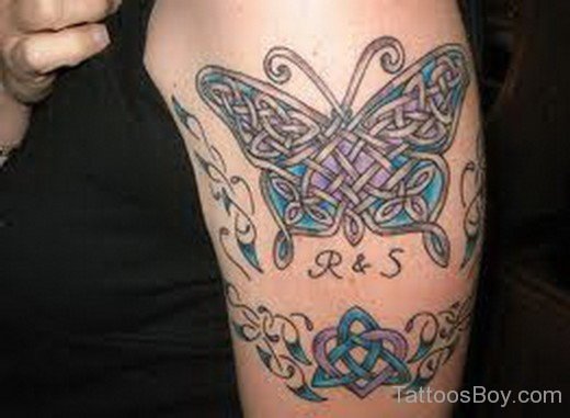Celtic Butetrfly Tattoo Design