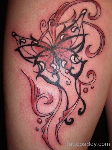 Celtic Butterfly Tattoo Design-Tb12022