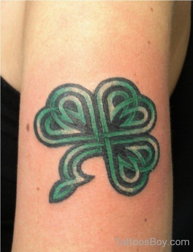 Celtic Clover Tattoo Design-TB12041