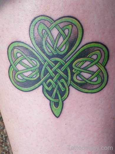 Celtic Clover Tattoo-TB12049