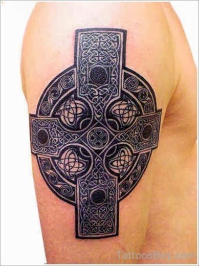 Celtic Cross Tattoo-TB1070