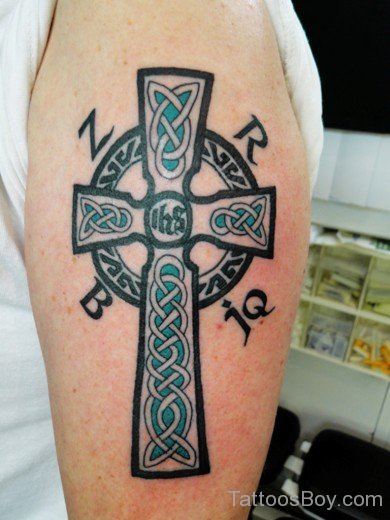 Celtic Cross Tattoo-TB1421