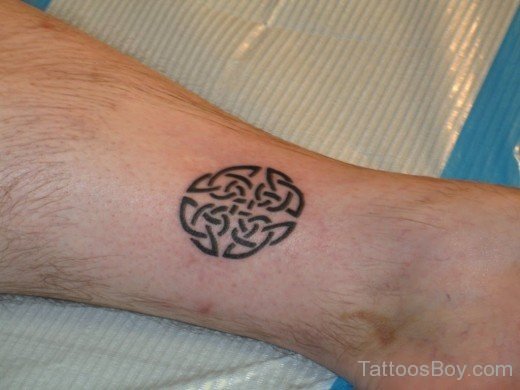 Celtic Tattoo On Ankle 