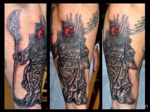 Chinese Warrior Tattoo-TB12093