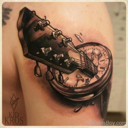 Clock Tattoo Design