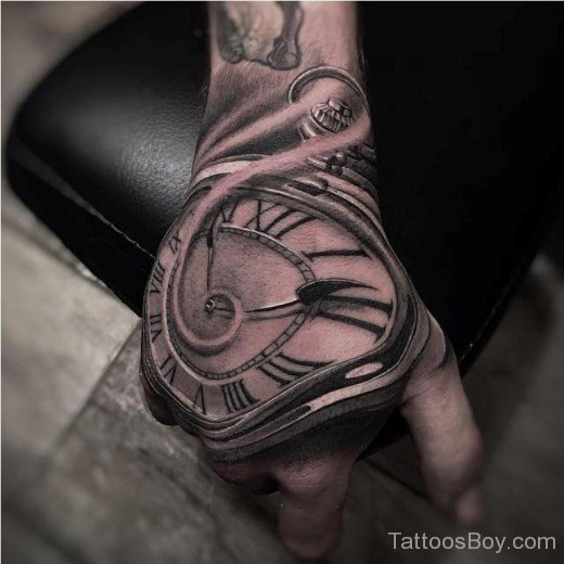 Awesome Clock Tattoo