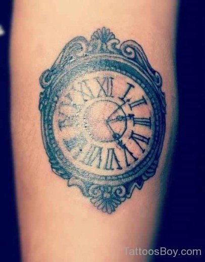 Clock Tattoo Design