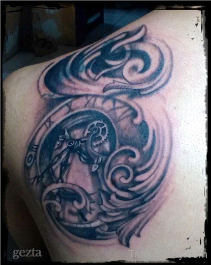 Nice Clock Tattoo 