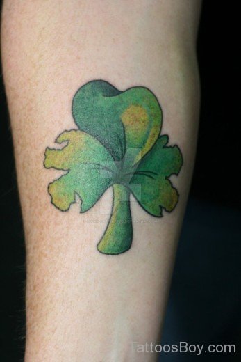 Clover Leaf Tattoo Design