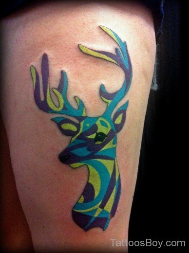 Deer Head Tattoo