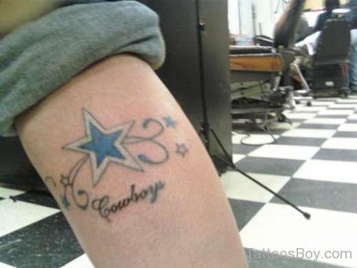 Colored Star Tattoo Design-TB12107