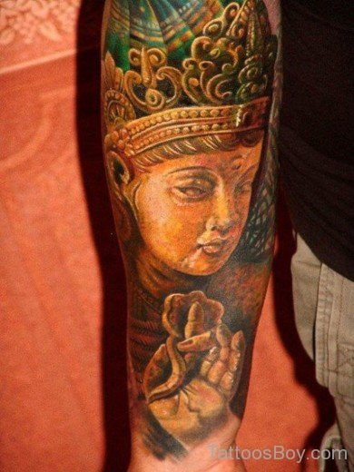 Colorful Buddha Tattoo-TB1081