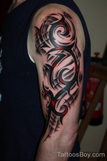 Colred Tribal Tattoo Design ]-TB1424