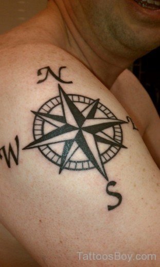 Compass Tattoo-TB12037