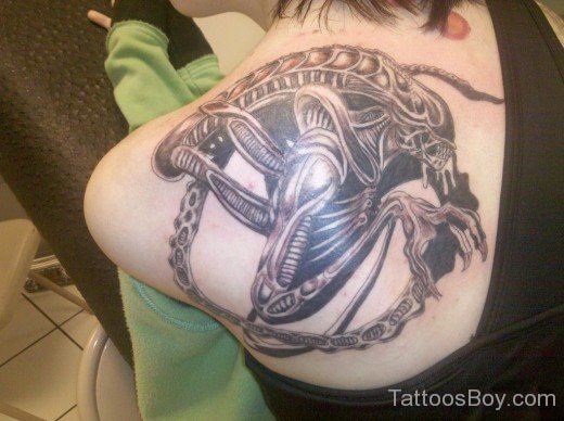 Cool Alien Tattoo