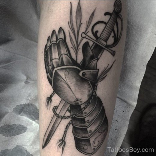 Cool  Armor Tattoo-TB1076