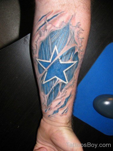 Cowboy Star On Wrist-TB12131