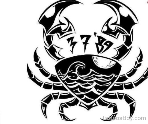 Crab Tattoo Design