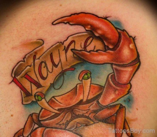 Crab Tattoo Design