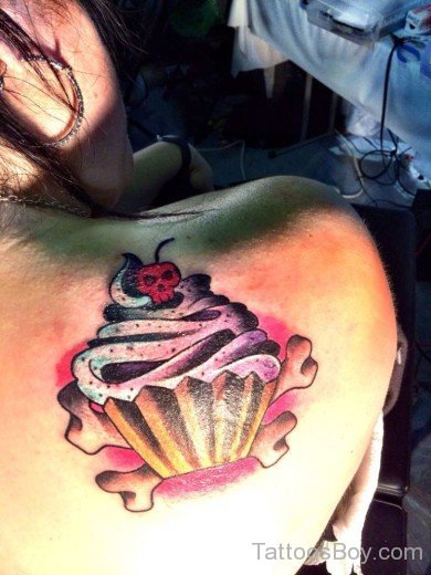 Colored Cupcakes Tattoo 