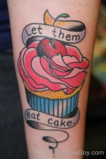 Cupcakes Tattoo design-Tb1227