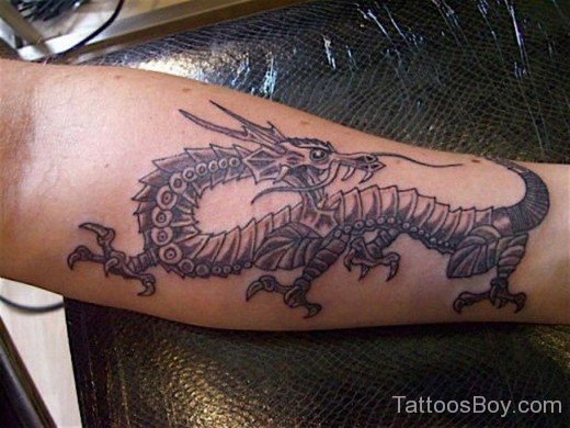 Dargon Tattoo Design On Wrist-TB12150