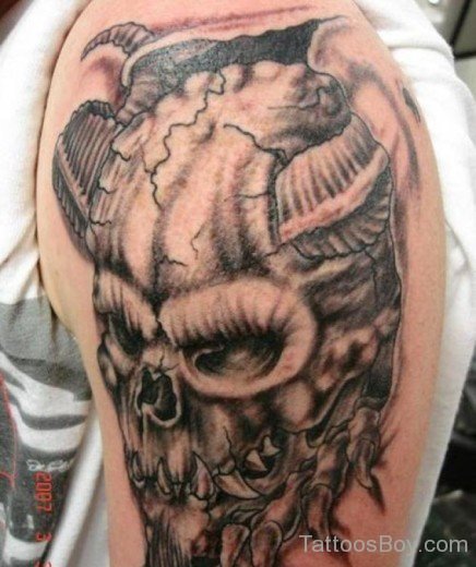 Devil Skull Tattoo-TB120