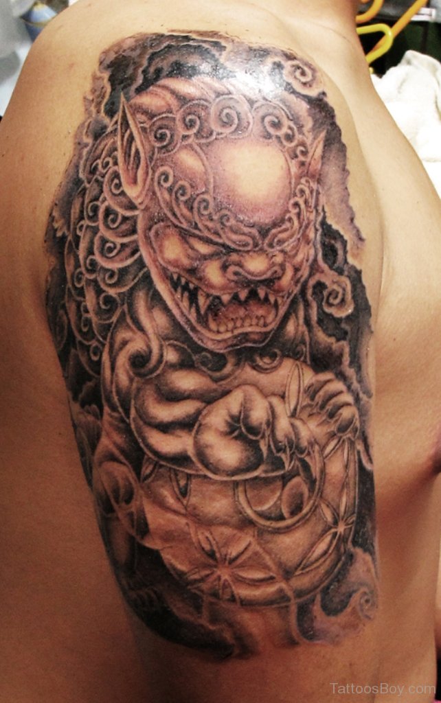 Devil Tattoo On Shoulder | Tattoo Designs, Tattoo Pictures