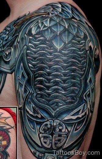 Dragon Armor Tattoo-TB1083