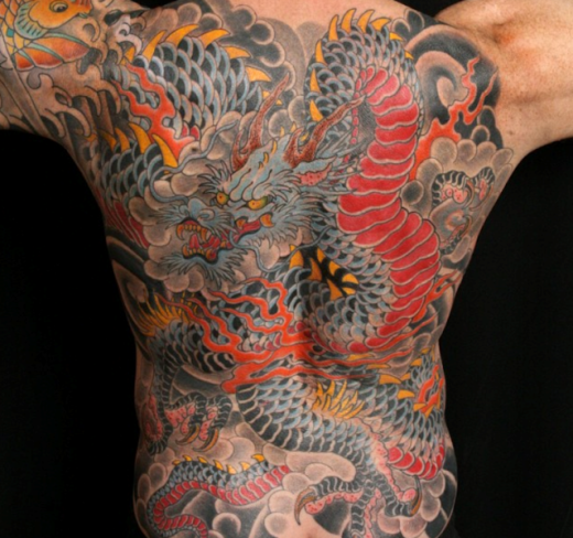Dragon Tattoo Design--TB127