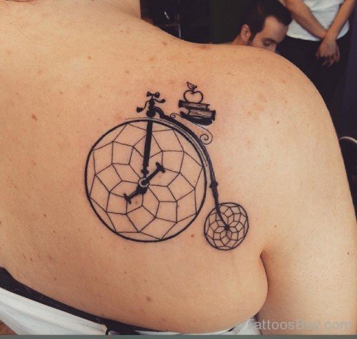 Dreamcatcher Tattoo On Back-TB1252